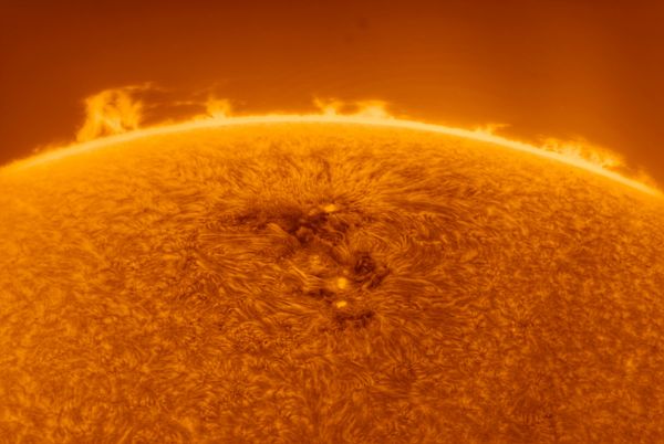 Active Region 3270 on 08.04.2023 - Astrophotography
