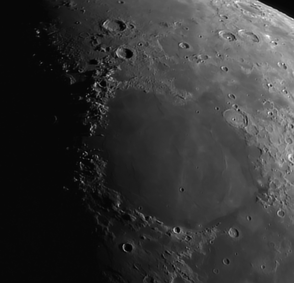 Moon. Mare Serenitatis. - Astrophotography