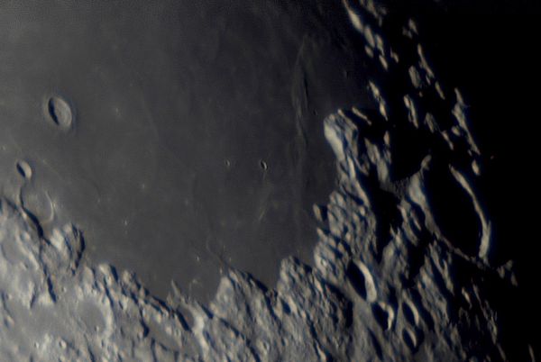 Sea of Crises (South), Mount Usov, Cape Agar - Astrophotography