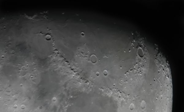 Lunar Alps and Apennines - Astrophotography