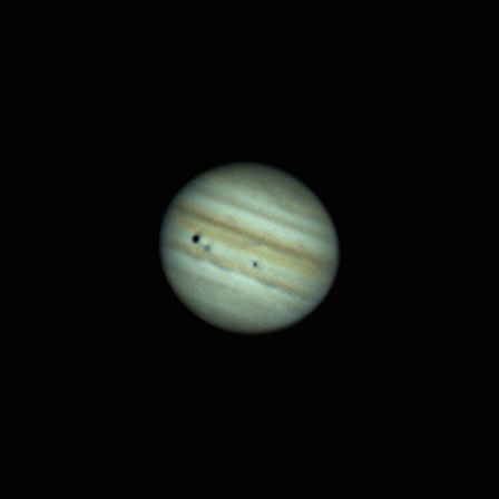 Jupiter moons transit - Astrophotography