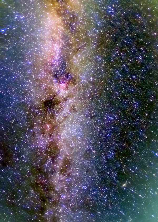 Fisheye Meike 6.5/2.0 center crop , 335 img stack - Astrophotography