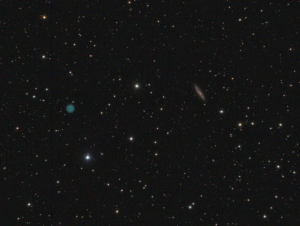 M97 - Owl Nebula, M108 - Surfboard Galaxy - Astrophotography