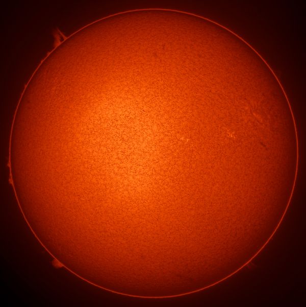 The Sun on August 17, 2021 in H-alpha - Astrophotography