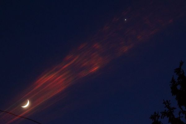 Crescent Moon and Venus. 28.03.20 - Astrophotography