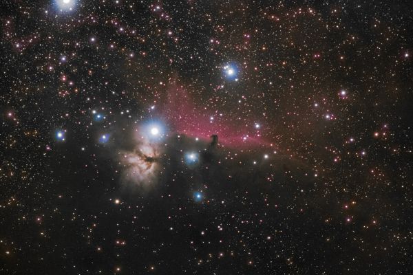 Flame Nebula (NGC 2024), IC 434, NGC 2023 - Astrophotography