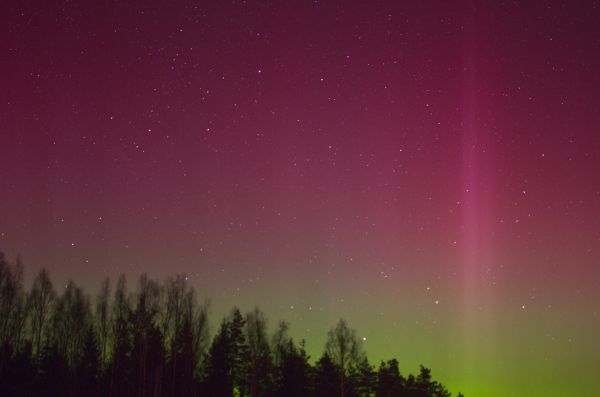 Aurora over Raubichi 2015.03.20 - Astrophotography