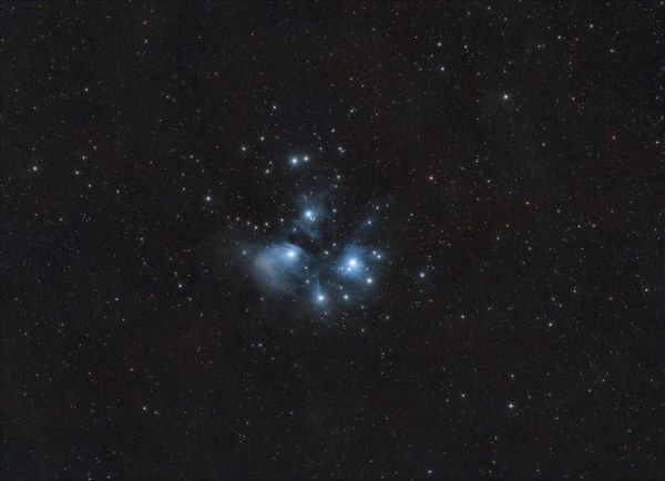 M45 Pleiades (7 sisters, Subaru, etc.) - Astrophotography