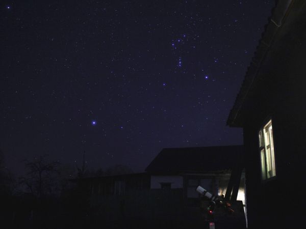 Evening in the backyard - Astrophotography
