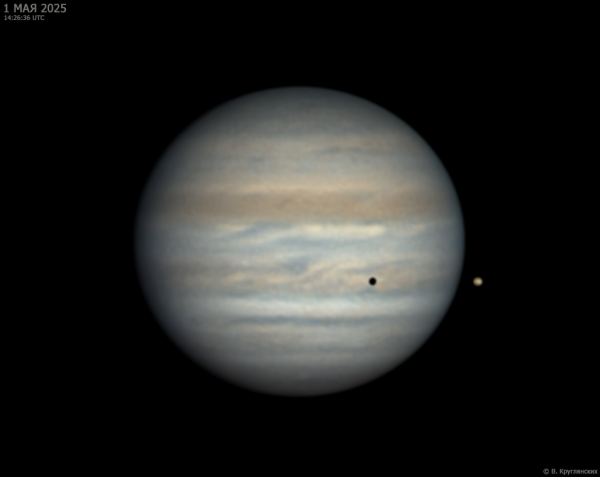 Jupiter and Io May 1, 2025 - Astrophotography