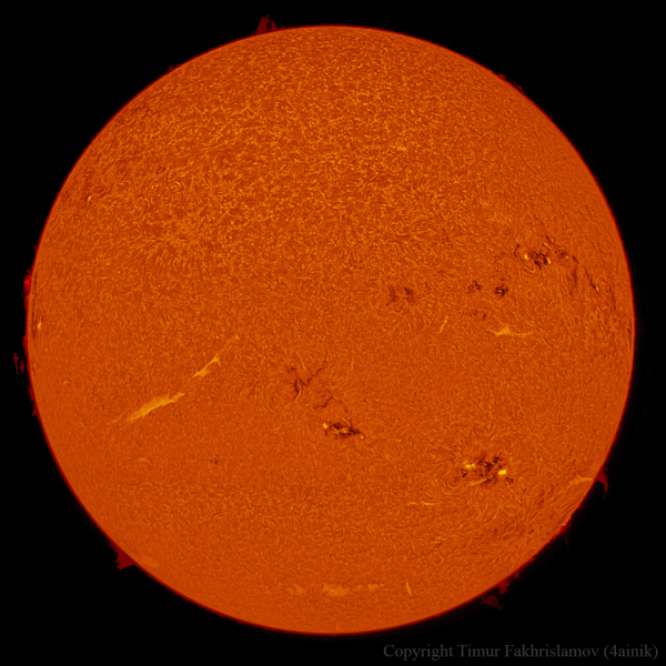 Sun H-alpha - Astrophotography