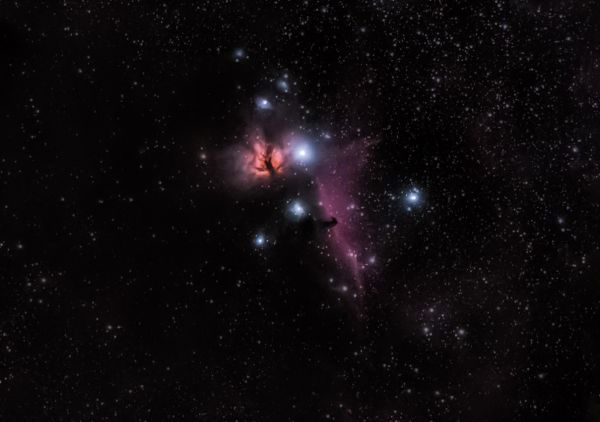 The Flame Nebula and the Horsehead Nebula - Astrophotography