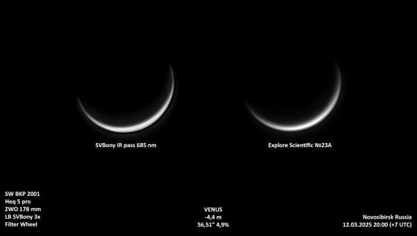 Venus March 12, 2025. - Astrophotography