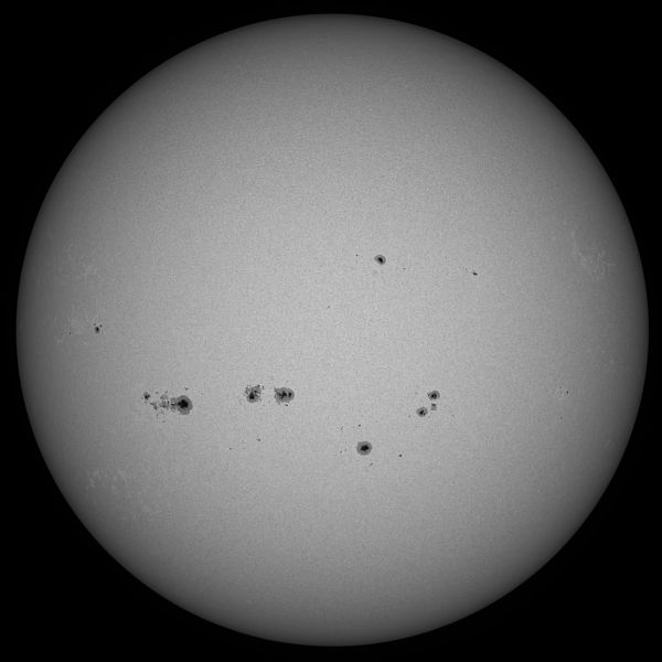 Sunspots 2014-07-06 - Astrophotography