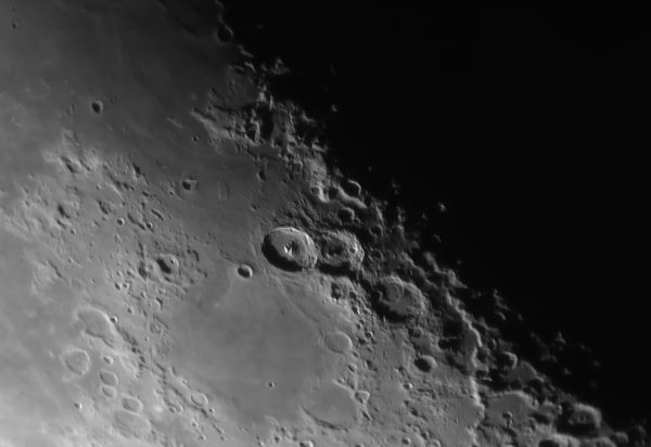 The Moon. A region of the surface near the craters Cyrillus and Theophilus. - Astrophotography