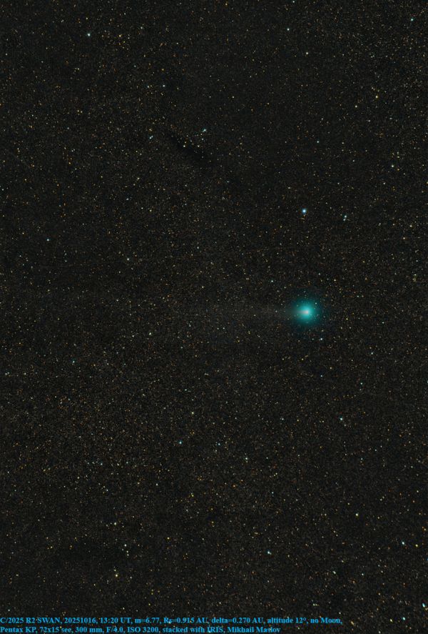 C/2025 R2 SWAN - Astrophotography
