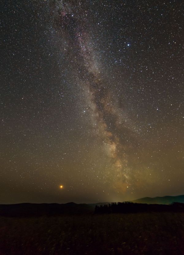 MILKY WAY AND MARS - Astrophotography