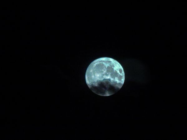 Blue Supermoon - Astrophotography