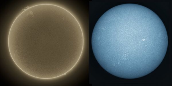 The Sun on August 20, 2021 in H-alpha and CaK - Astrophotography