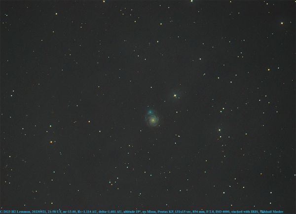 C/2023 H2 Lemmon - Astrophotography
