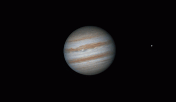 Jupiter Rotation Animation 16.08.23 (2.12 - 4.44) - Astrophotography
