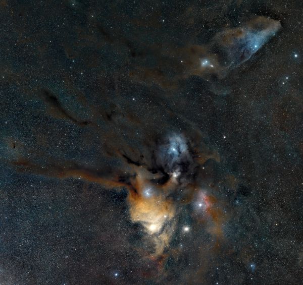 Rho Ophiuchi (Mosaic of 9 panels) - Astrophotography