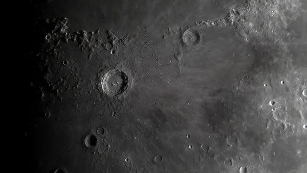 The Moon, vicinity of the Copernicus and Eratosthenes craters. - Astrophotography