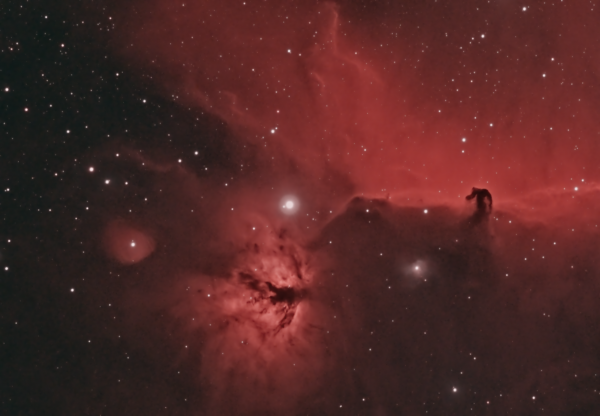 NGC 2024 (Flame Nebula), IC 434, BARNARD 33 (Horsehead Nebula), NGC 2023 - Astrophotography