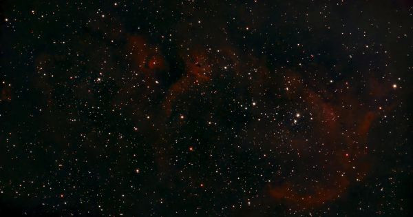 The Soul Nebula (fragment), IC 1848 - Seestar S30 - Astrophotography