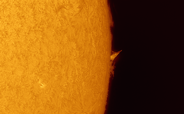 Animation of the Sun for 16 minutes! - Astrophotography