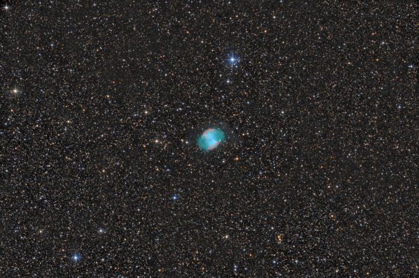 Dumbbell Nebula - M27 (wide angle) - Astrophotography