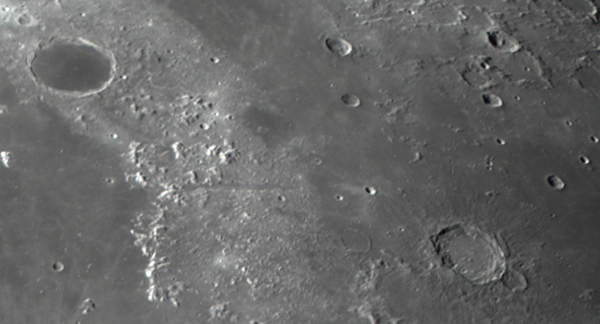 The Moon. Craters Plato and Aristotle. The Alps Mountains. (16.08.2022) - Astrophotography