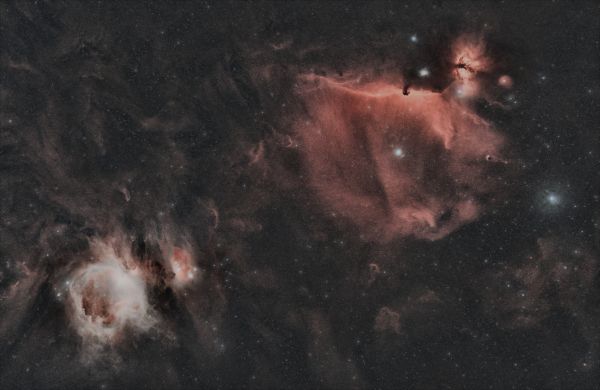 M42 Great Orion Nebula and Horse - Astrophotography