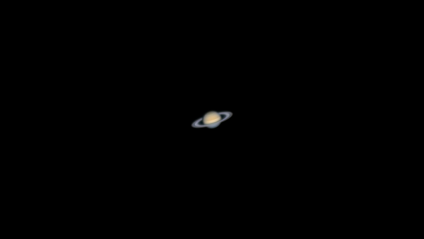 Saturn, September 10, 2022. Altitude 12°. - Astrophotography