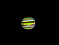 Jupiter through a Canon 1100D and Mizar Tal-1 telescope. New version. - Astrophotography