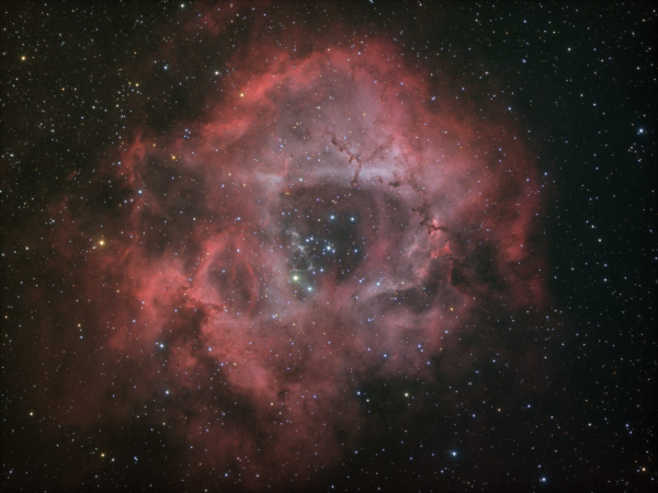 NGC2237 Rozette Nebula HaOIIIRGB - Astrophotography