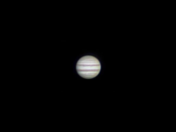 Jupiter with Canon EF 70-2004L USM and Barlow lens NPZ PAG 3-5x (5x) - Astrophotography