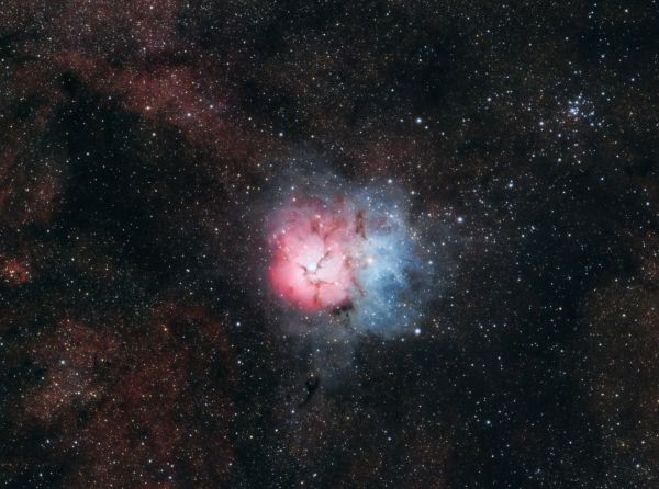 M20 M21 (Trifid and Webb's Cross) - Astrophotography