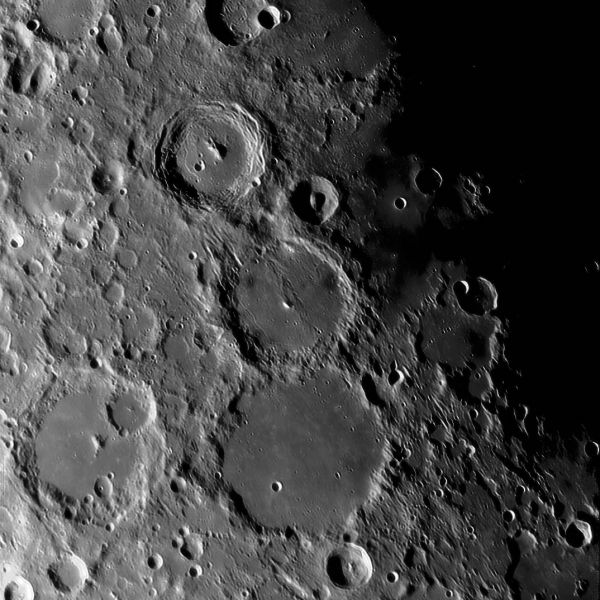 The trio of craters Arzachel, Alphonsus, and Ptolemaeus - Astrophotography