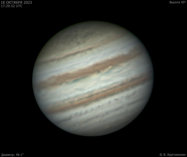 Jupiter on October 18, 2023 - Astrophotography