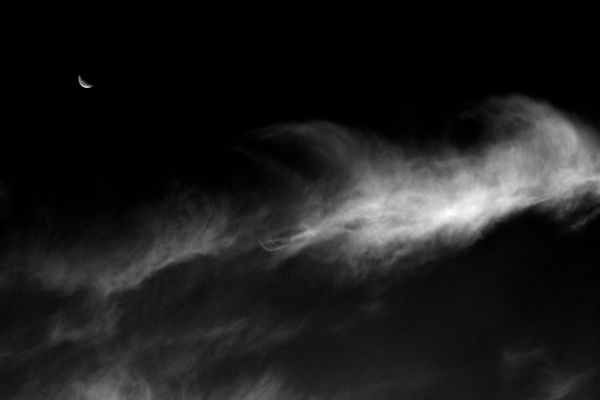 Clouds. Wind. Moon. 08/02/21 - Astrophotography