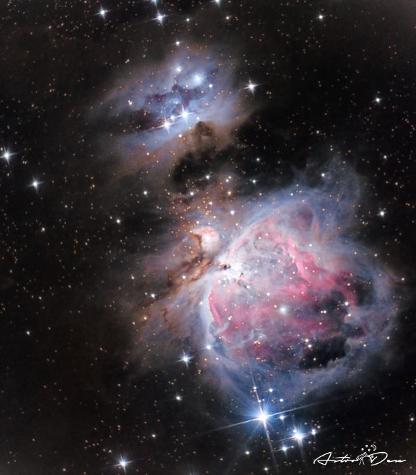 M42 Great orion nebula &amp; running man nebula - Astrophotography