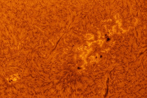 Solar Chromosphere, October 8, 2022 - Astrophotography