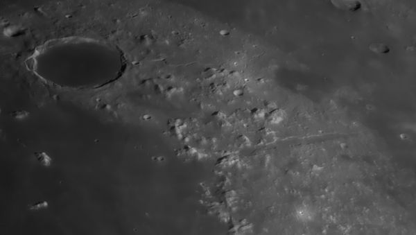 Moon, Plato, Alps evening 10.01.2025 - Astrophotography
