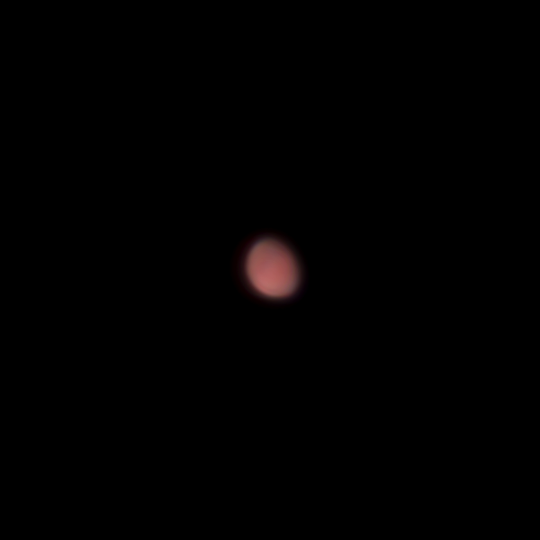 Mars on August 13, 2022. - Astrophotography
