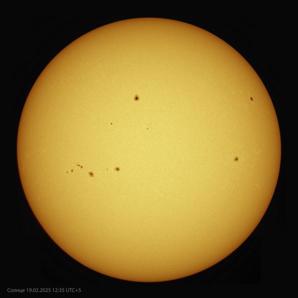 Sun 12:35 19.02.2025 - Astrophotography