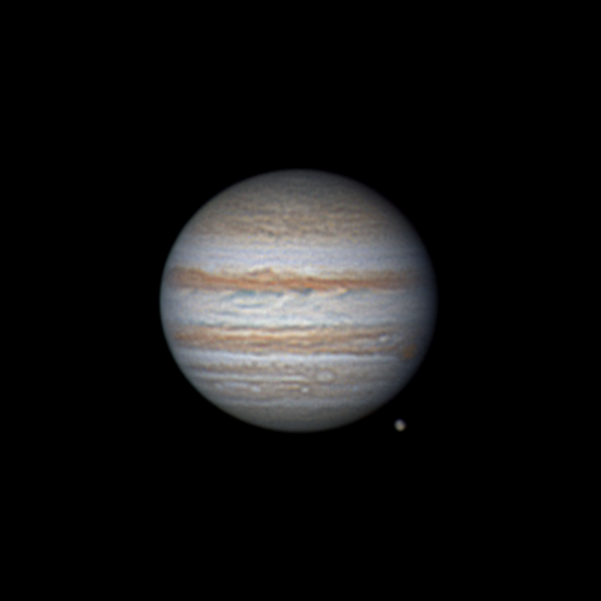 Jupiter and Ganymede (4:36) - Astrophotography
