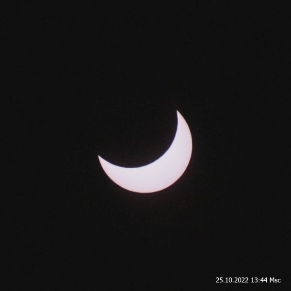 Solar Eclipse in Lipetsk, 2022.10.25 - Astrophotography