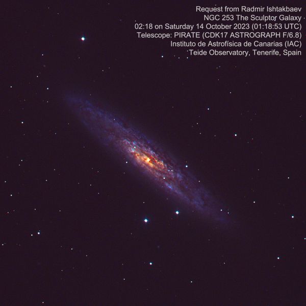 NGC 253 - The Sculptor Galaxy - Astrophotography