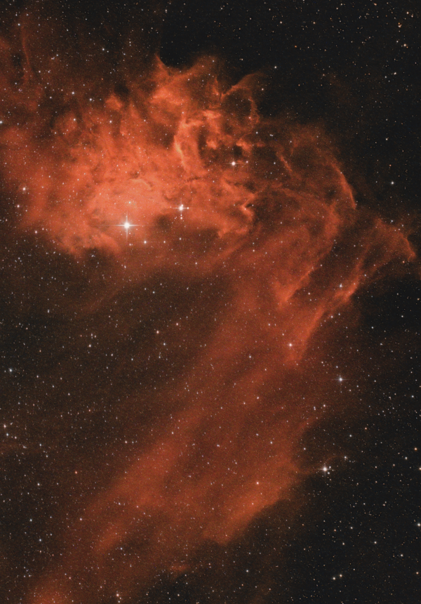 Flaming Star Nebula - Astrophotography